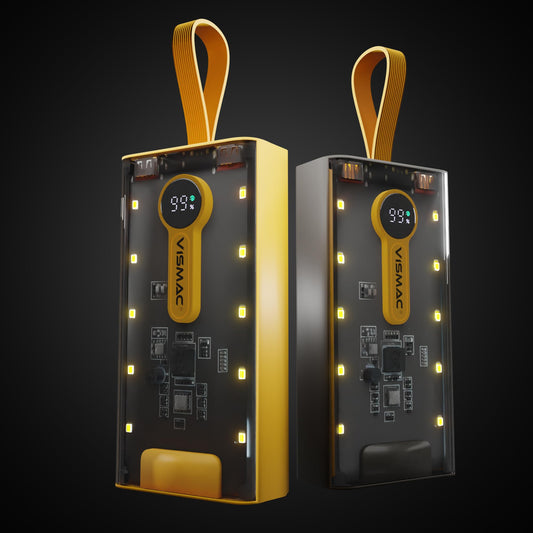 Transparent 20000mAh Power Bank.
