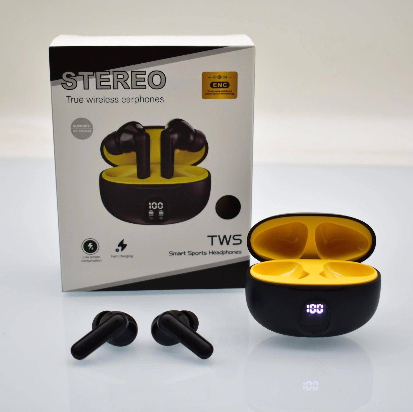 Stereo true wireless earphones