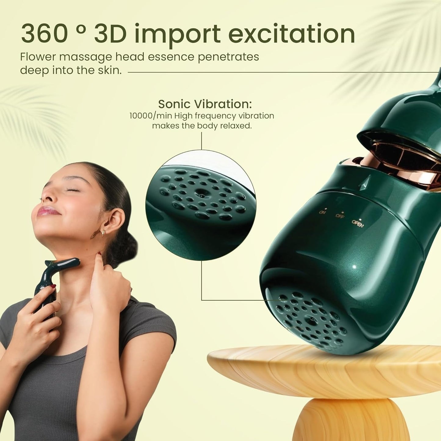 Face & Neck Massager Lifting Anti-aging Vibration Massager
